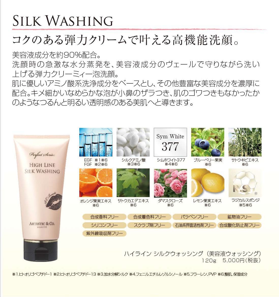 High line silk washing (120g) by Artistic & Co.